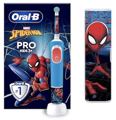 Oral B Kids Spiderman Elektrische Zahnbürste für 22,90€ (statt 26€)