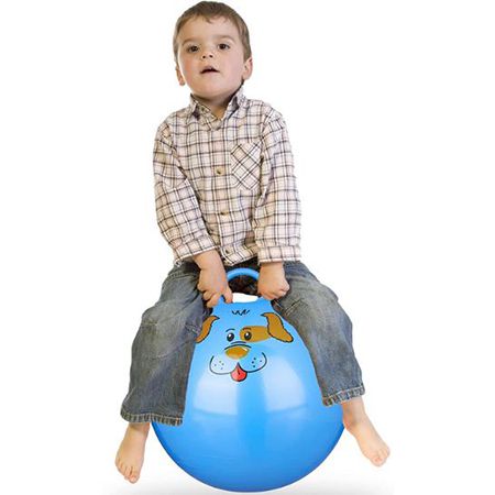 Relaxdays Hüpfball mit Griff, 45cm für 6,99€ (statt 12€)