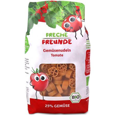 6er Pack Freche Freunde Bio Gemüse Nudeln Tomate ab 10,15€ (statt 14€)