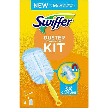 Swiffer Staubmagnet Duster Kit mit Handgriff + 3 Tücher ab 2,66€