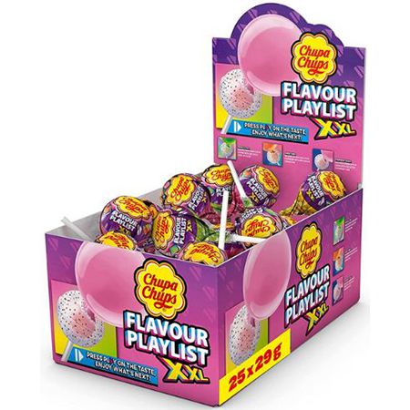 🍭 25er Pack Chupa Chups XXL Flavour Playlist Lutscher für 7,99€ (statt 16€)