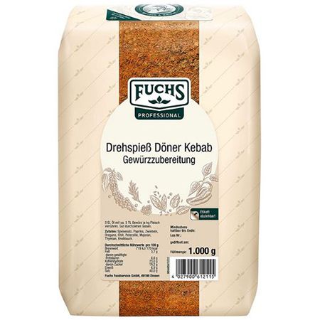 1Kg Fuchs Döner Kebab Drehspiess Gewürz für 6,84€ (statt 12€)
