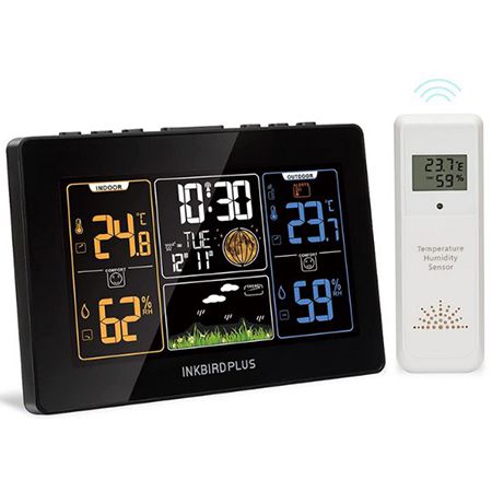 Inkbird LCD-Wetterstation mit Außensensor für 26,49€ (statt 53€)