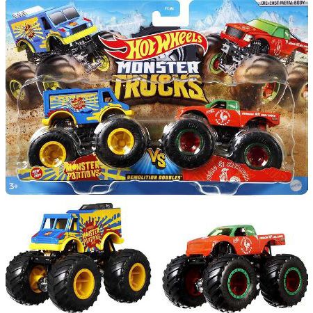 2er Pack Hot Wheels Monster Trucks Demolition Doubles für 8,59€ (statt 12€)