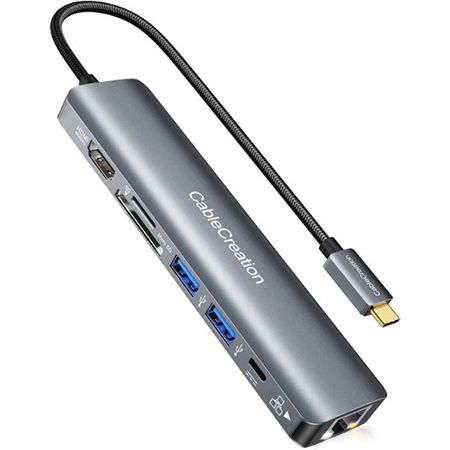 CableCreation 7-in-1 USB-C Hub mit 4K 60Hz HDMI für 19,84€ (statt 44€)