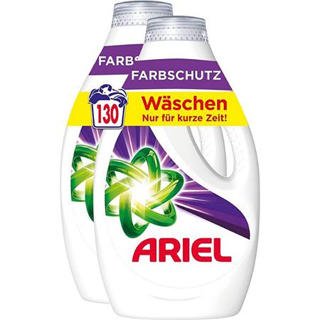 Ariel Flüssigwaschmittel, 130 Waschladungen für 19,99€ (statt 29€)