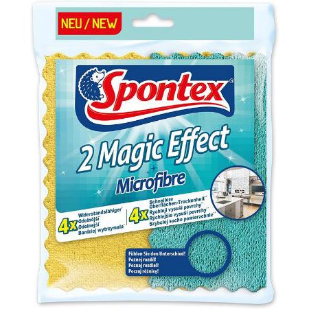 2er Pack Spontex Magic Effect Mikrofaser Spültücher ab 1,69€