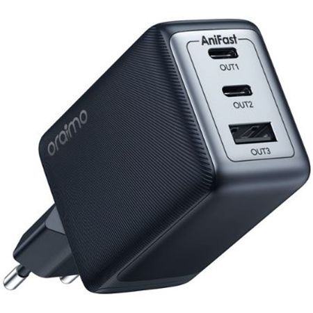 Oraimo USB-C Schnellladegerät mit 3-Ports, 65W für 24,39€ (statt 35€)