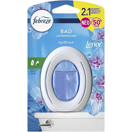 4x Febreze Bad Lufterfrischer Lenor Aprilfrisch ab 11,73€ (statt 14€)