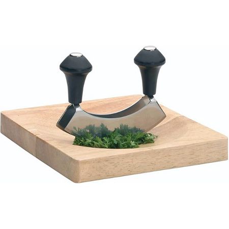 KitchenCraft Mezzaluna Hackmesser + Brett für 20,44€ (statt 25€)