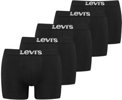 5er Levis Boxershort Solid Basic   3 Farben für 44,99€ (statt 60€)