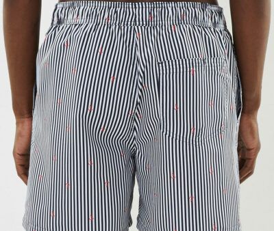 Jack and Jones Mini Stripe Badeshorts in Blau/Weiß ab 10,99€ (statt 19€)