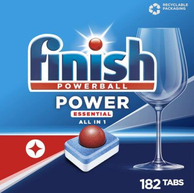 Finish Power Essential All in 1 Spülmaschinentabs   182 Stück für 19€ (statt 24€)