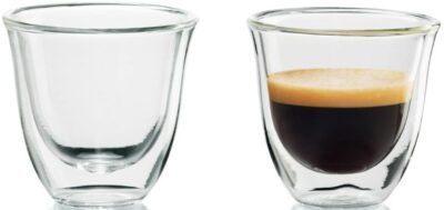 DeLonghi DLSC310 2er Pack Doppelwandiges Espresso Thermoglas für 12,94€ (statt 15€)