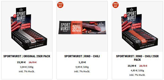 Grillido mit 30% Rabatt auf ALLES   z.B. 5er Pack Beef Jerky für 14,35€ (statt 20€)