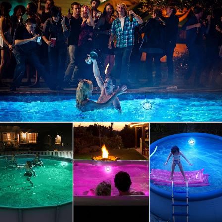 Tanbaby Unterwasser Poolbeleuchtung mit 120 LEDs für 30,79€ (statt 44€)