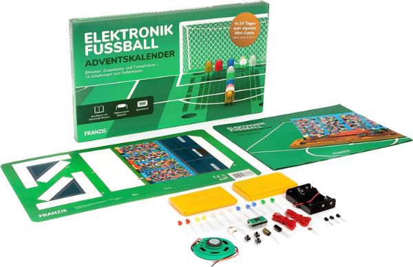 Franzis Elektronik Fussball Adventskalender für 7,59€ (statt 24€)
