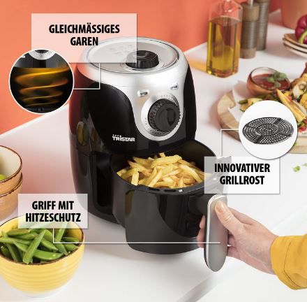 Tristar FR 6980 Mini Heißluftfritteuse, 2L für 35,49€ (statt 40€)