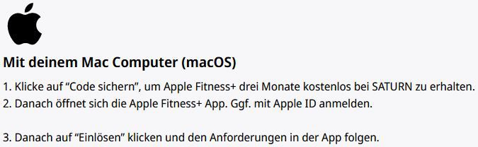 3 Mon. Apple Fitness+ GRATIS für Neukunden oder 2 Mon. für Bestandskunden