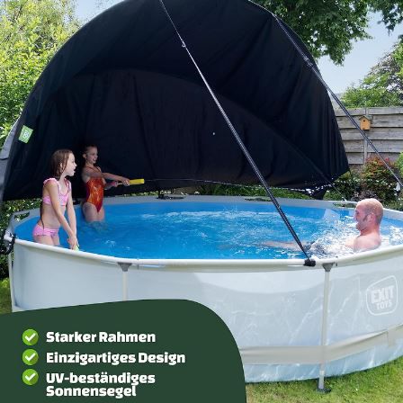 EXIT Toys Black Wood Pool mit Sonnensegel, 300 x 76cm für 189€ (statt 299€)