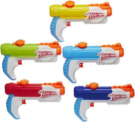 5er Pack Nerf Super Soaker Piranha Wasserblaster für 10,11€ (statt 19€)