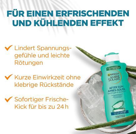 Garnier After Sun Lotion mit Aloe Vera, 400ml für 2,99€ (statt 6€)