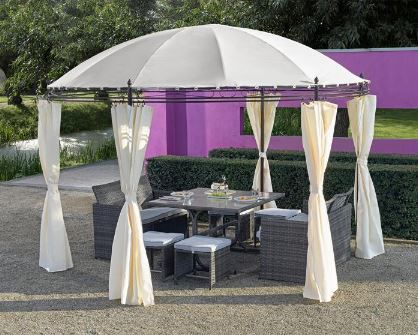 Pavillon Johanna mit Seitenteilen, 350 x 260cm für 179,94€ (statt 250€)