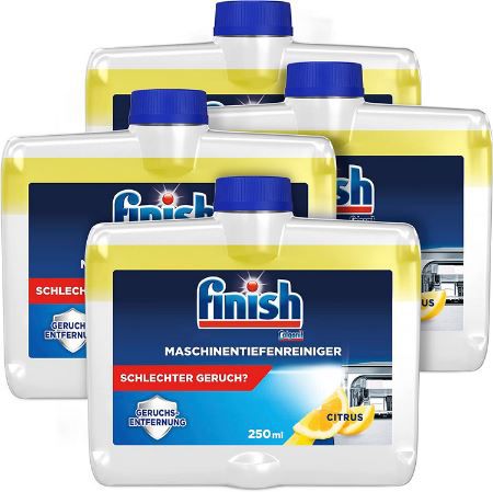 4er Pack Finish Maschinentiefenreiniger Citrus, 250 ml ab 5,37€ (statt 10€)