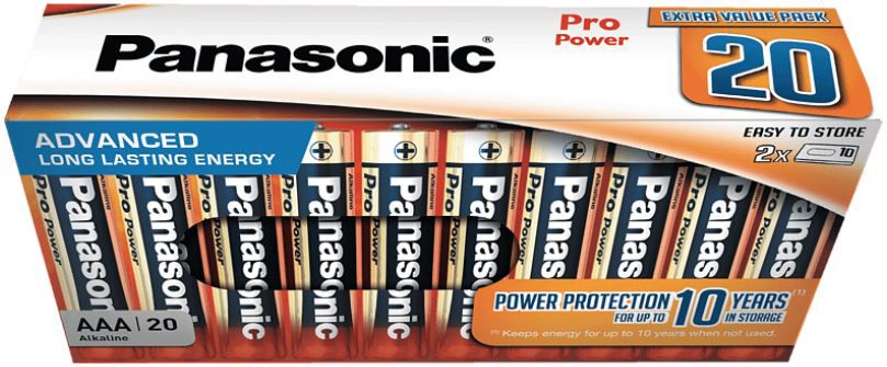 20er Pack Panasonic LR03PPG/20CB AAA oder AA Batterie ab 9,99€ (statt 14€)