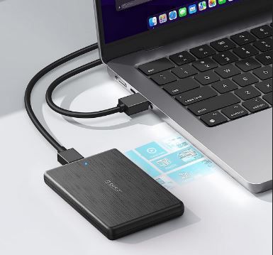 ORICO 2,5 USB C Festplattengehäuse, USB 3.0 auf SATA III für 7,99€ (statt 16€)