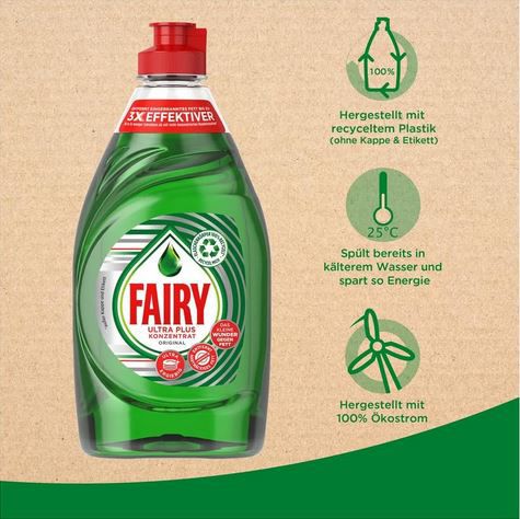 Fairy Ultra Plus Spülmittel, 625ml ab 1,49€ (statt 2€)