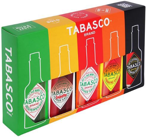 Tabasco Geschenk Set mit 5 Sorten ab 16,11€ (statt 20€)