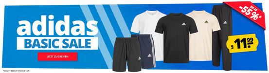 adidas Basic Sale ab 11,99€   z.B. Pro Model 2G Schuhe ab 40€ (statt 50€)