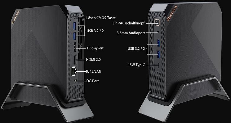 Blackview MP200 Mini PC mit i5 11400H für 359,99€ (statt 500€)
