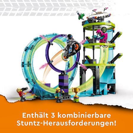 LEGO 60361 City Stuntz Ultimative Stuntfahrer Challenge für 37€ (statt 63€)