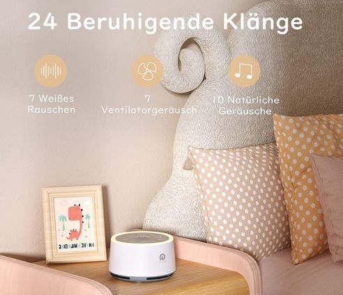 Dreamegg D1 Einschlafhilfe mit Nachtlicht für 19,99€ (statt 40€)
