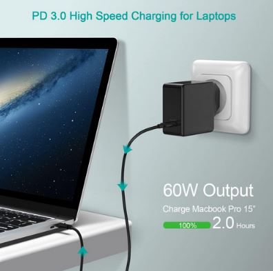 BHHB USB C Ladegerät mit PD 3.0 & 60W für 9,99€ (statt 20€)