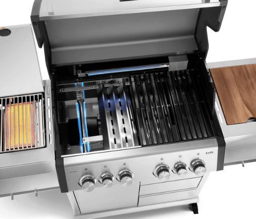 Burnhard Earl 4 Brenner Gasgrill mit Heckbrenner für 1.358,51€ (statt 1.499€)