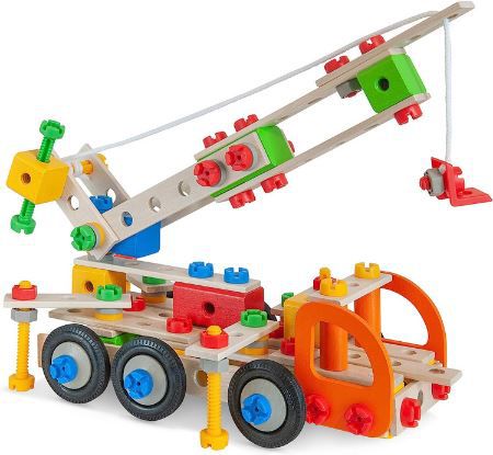 Eichhorn Constructor Kranwagen Holzspielzeug, 170 Teile für 22,79€ (statt 28€)