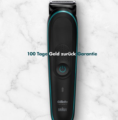 Gillette Intimate Trimmer ausprobieren   bei Unzufriedenheit Geld zurück