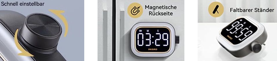 Inkbird Digitaler Timer & Stoppuhr für 17,99€ (statt 30€)