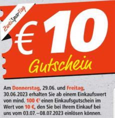 Marktkauf Südwest: 10€ Gutschein ab einem Einkauf von 100€