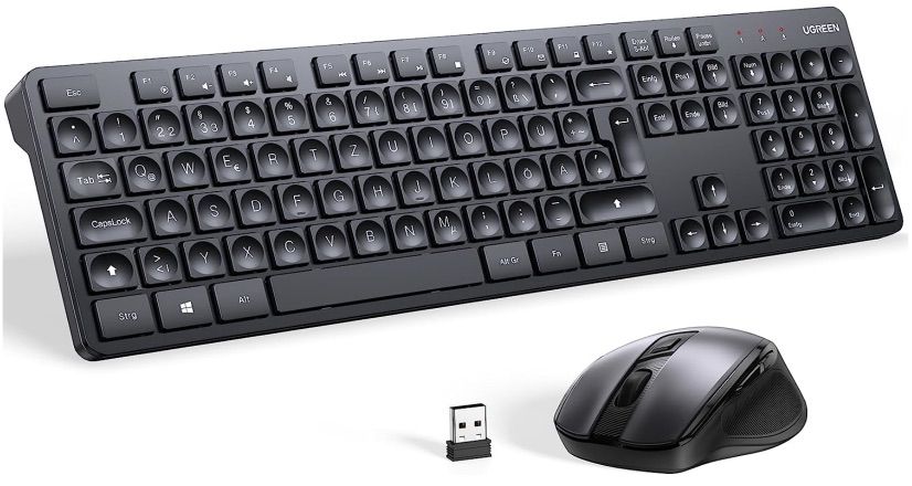 UGREEN kabelloses Tastatur Maus Set für 15,99€ (statt 20€)