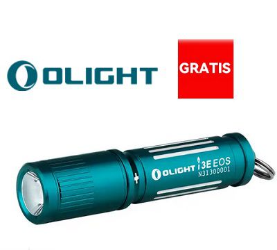 Gratis: Olight i3E EOS Taschenlampe (statt ca. 16€) & 5,95€ Versandkosten