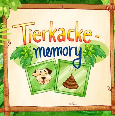 BuchstabenBande: Tierkacke Memory gratis downloaden