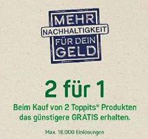2 für 1 Aktion mit Toppits®