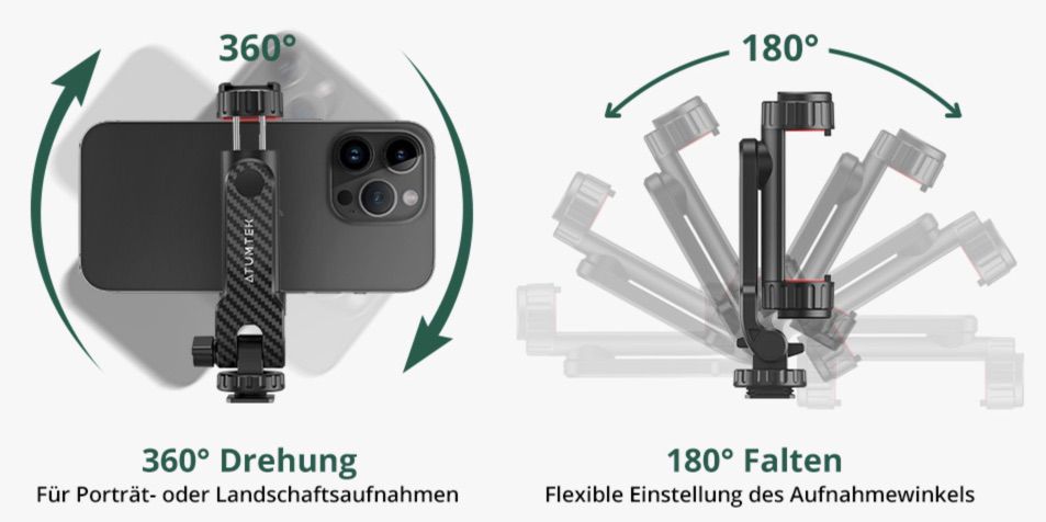 ATUMTEK 360° Stativhalterung für 12,35€ (statt 19€)