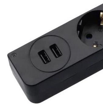Hama 5 fach Steckdosenleiste inkl. Schalter & 2x USB für 11€ (statt 21€)
