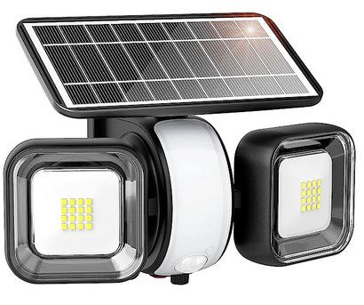 LED Solarlampe für Außen mit Bewegungsmelder für 21,49€ (statt 30€)