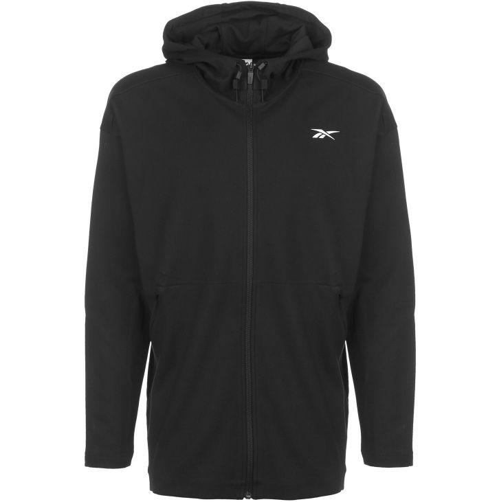 Reebok Athlete Sweatjacke in Schwarz für 41,96€ (statt 81€)